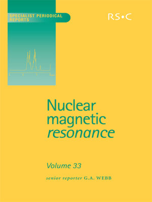 cover image of Nuclear Magnetic Resonance, Volume 33